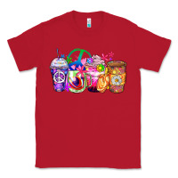 Red hippie coffee cups Classic Tee - Zillion Design Studio