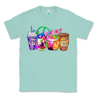 Seafoam hippie coffee cups Classic Tee - Zillion Design Studio