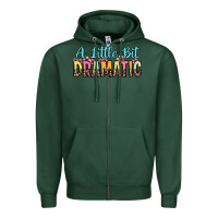 Sports Green a little bit dramatic Zipper Hoodie - Zillion Design Studio