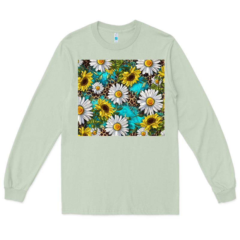 Western Daisy And Sunflower Long Sleeve Tee by RanaPortraitStore | Teevron
