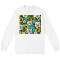 White western daisy and sunflower Long Sleeve Tee - RanaPortraitStore