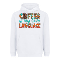 White coffee is my love language Heavyweight Hoodie - HRA Design Shop