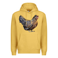 Antique Gold Cream Legbar Chicken Premium Hoodie - LillyAllenDesigns