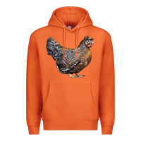 Carrot Cream Legbar Chicken Premium Hoodie - LillyAllenDesigns