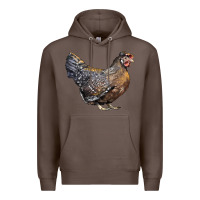 Coffee Cream Legbar Chicken Premium Hoodie - LillyAllenDesigns
