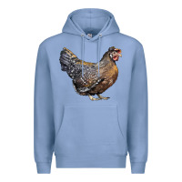 Colony Blue Cream Legbar Chicken Premium Hoodie - LillyAllenDesigns