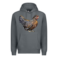 Rock Cream Legbar Chicken Premium Hoodie - LillyAllenDesigns