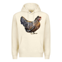 Sandshell Cream Legbar Chicken Premium Hoodie - LillyAllenDesigns