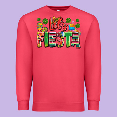 Let's Fiesta Premium Sweatshirt Designed By Jahusdesignshop