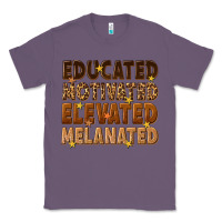 Lavender melanin educated motivated elevated melanated Classic Tee - texasbilliewilder