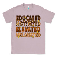 Lilac melanin educated motivated elevated melanated Classic Tee - texasbilliewilder