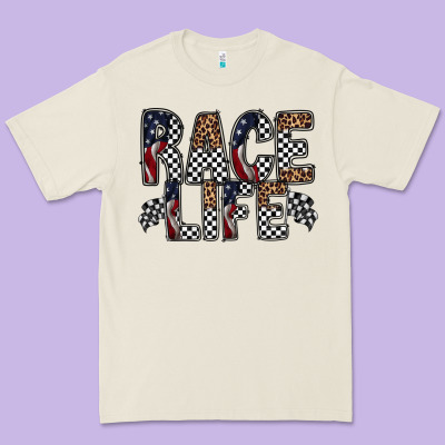 Race Life Premium Tee Designed By Racoondesign