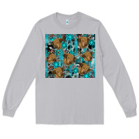 Moon Dust western aztec highland cow Long Sleeve Tee - RanaPortraitStore