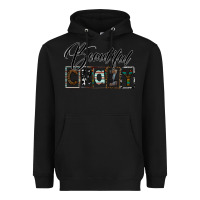 Black beatiful crazy Heavyweight Hoodie - SublimationCraftShop