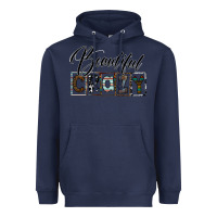 Navy beatiful crazy Heavyweight Hoodie - SublimationCraftShop