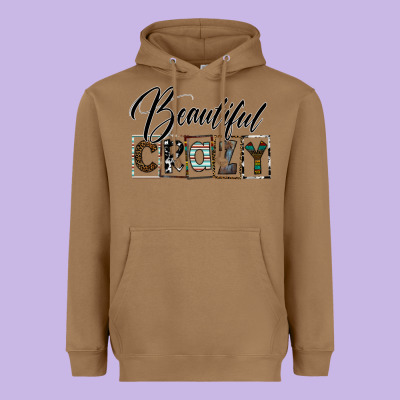 Beatiful Crazy Heavyweight Hoodie Designed By Sublimationcraftshop