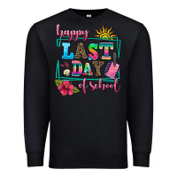 Black happy last day of school Premium Sweatshirt - AdoDesignShop