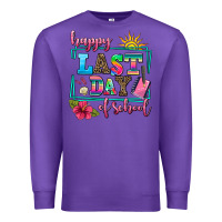 Purple happy last day of school Premium Sweatshirt - AdoDesignShop