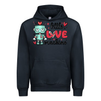 Navy little love machine Urban Hoodie - MaliasSmallBusiness