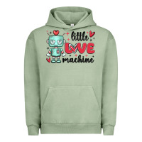 Pigment Oil Green little love machine Urban Hoodie - MaliasSmallBusiness