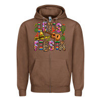Chestnut let s fiesta Zipper Hoodie - Zillion Design Studio