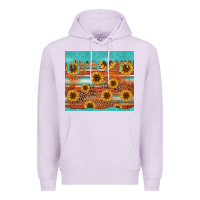 Lilac turquoise leopard distressed serape background tumbler Premium Hoodie - Jasminsmagicworld