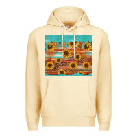 Pina Colada turquoise leopard distressed serape background tumbler Premium Hoodie - Jasminsmagicworld