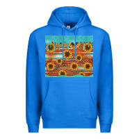 True Royal turquoise leopard distressed serape background tumbler Premium Hoodie - Jasminsmagicworld