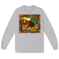 Moon Dust western horse and sunflower Long Sleeve Tee - RanaPortraitStore