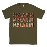 Army Green melanin melanin melanin Classic Tee - texasbilliewilder