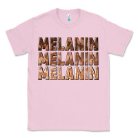 Bubblegum Pink melanin melanin melanin Classic Tee - texasbilliewilder