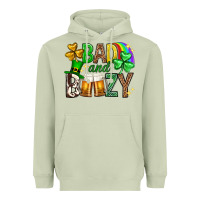 Matcha Bad and boozy st. patricks day Heavyweight Hoodie - Neo Western