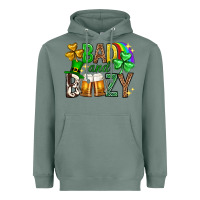 Sage Bad and boozy st. patricks day Heavyweight Hoodie - Neo Western