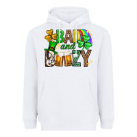 White Bad and boozy st. patricks day Heavyweight Hoodie - Neo Western