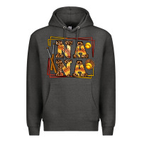 Charcoal Heather softball  nana Premium Hoodie - AdoDesignShop