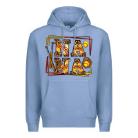 Colony Blue softball  nana Premium Hoodie - AdoDesignShop