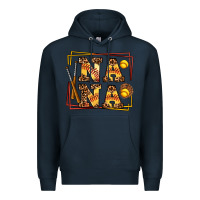 Navy softball  nana Premium Hoodie - AdoDesignShop