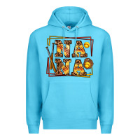 Ocean Blue softball  nana Premium Hoodie - AdoDesignShop