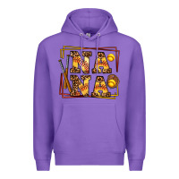 Purple softball  nana Premium Hoodie - AdoDesignShop
