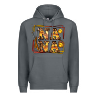 Rock softball  nana Premium Hoodie - AdoDesignShop