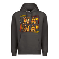 Smoke softball  nana Premium Hoodie - AdoDesignShop