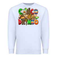 White cinco de drinko Premium Sweatshirt - AdoDesignShop