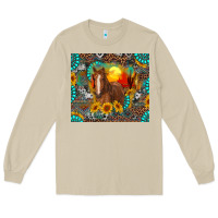 Mushroom western horse and desert tumbler Long Sleeve Tee - RanaPortraitStore