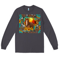 Smoke western horse and desert tumbler Long Sleeve Tee - RanaPortraitStore