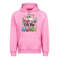 Fuchsia Pink on the hunt easter Urban Hoodie - MaliasSmallBusiness
