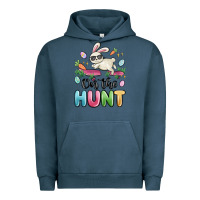 Pigment Midnight Navy on the hunt easter Urban Hoodie - MaliasSmallBusiness