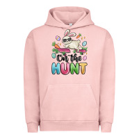 Pigment Salmon on the hunt easter Urban Hoodie - MaliasSmallBusiness