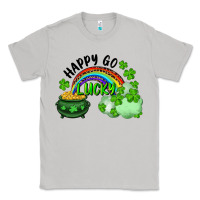 Moon Dust Happy Go Lucky Rainbow Shamrocks And Pot Of Gold Classic Tee - RanaPortraitStore