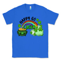 True Royal Happy Go Lucky Rainbow Shamrocks And Pot Of Gold Classic Tee - RanaPortraitStore