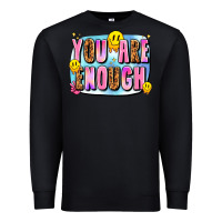 Black you are enough Premium Sweatshirt - JahusDesignShop